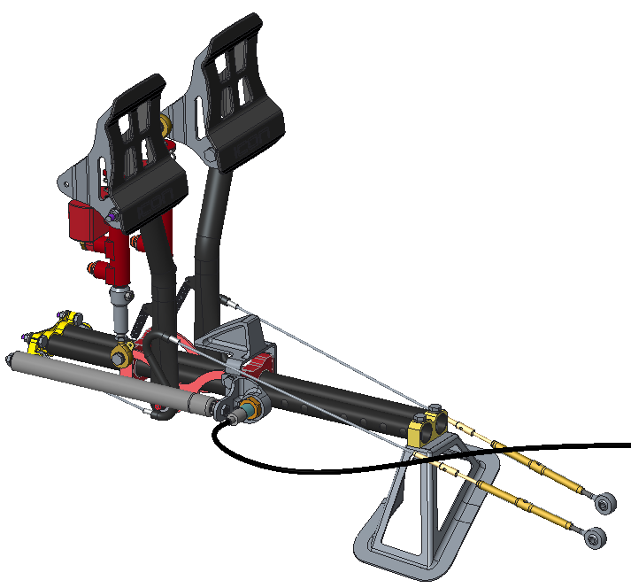 Adjust Rudder Pedal Rigging