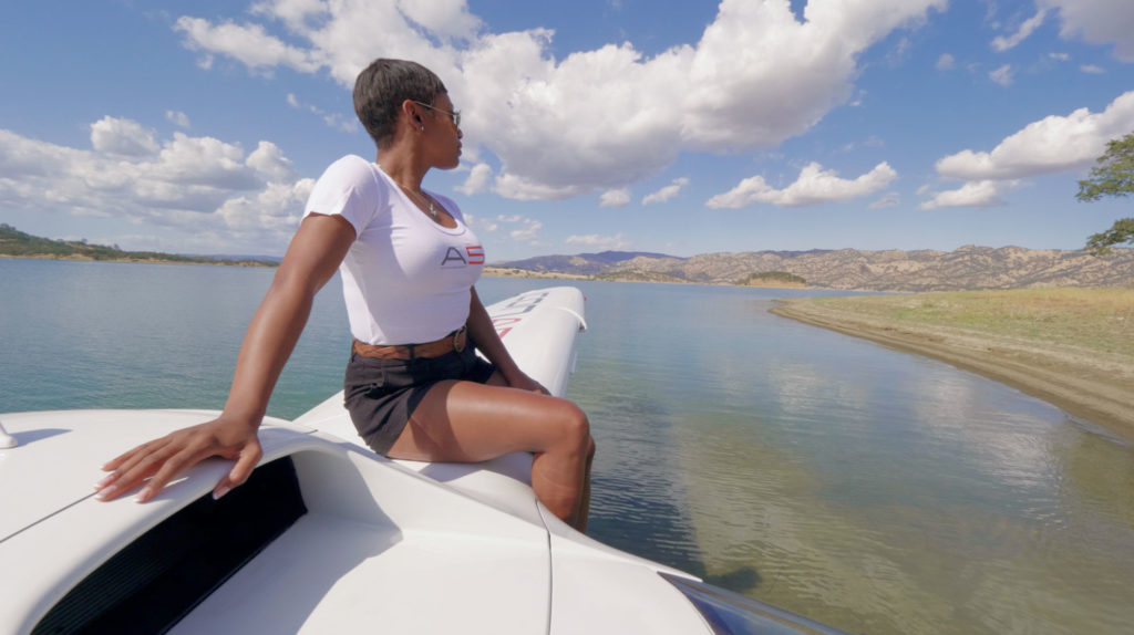 Sitting on the wing of the ICON A5 seaplane. Photo taken on Lake Berryessa after a water landing.