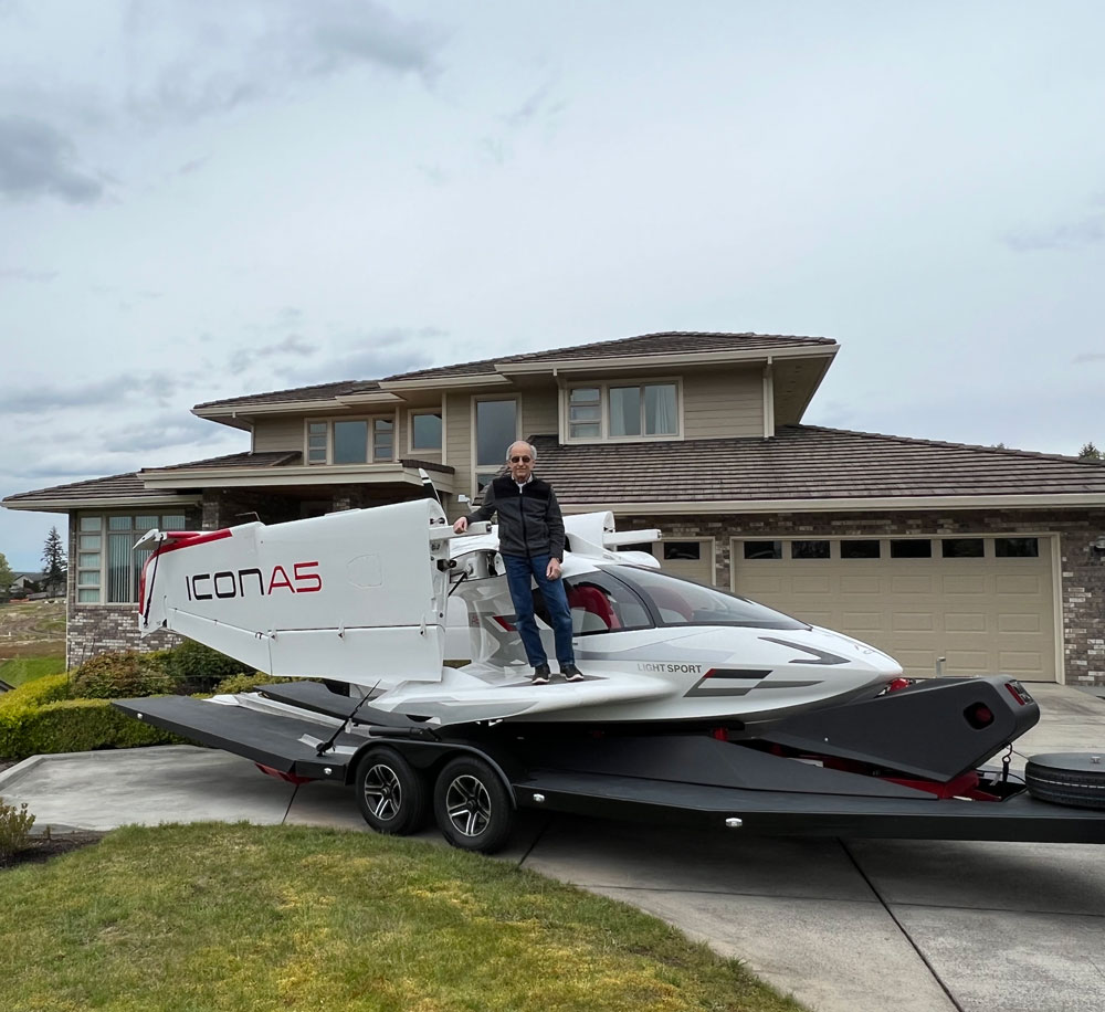 ICON Delivery Day. Welcome to the ICON A5 family!